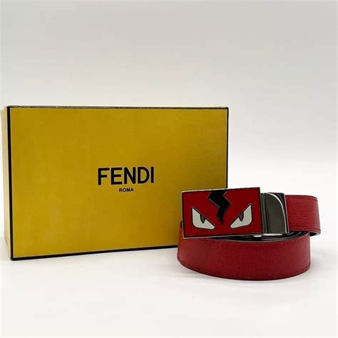 fendi bug belt|genuine fendi belt.